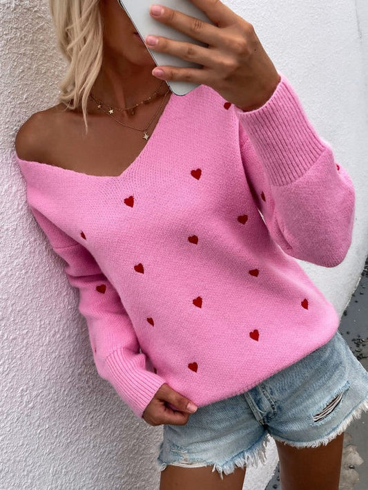 Heart sweater