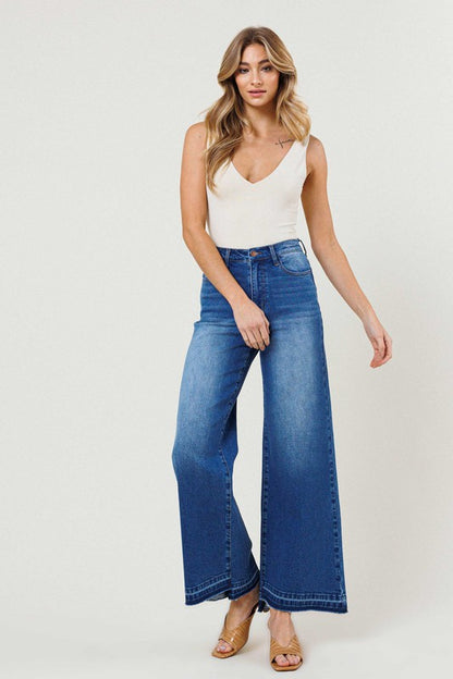 High Waisted Wide Leg Jeans