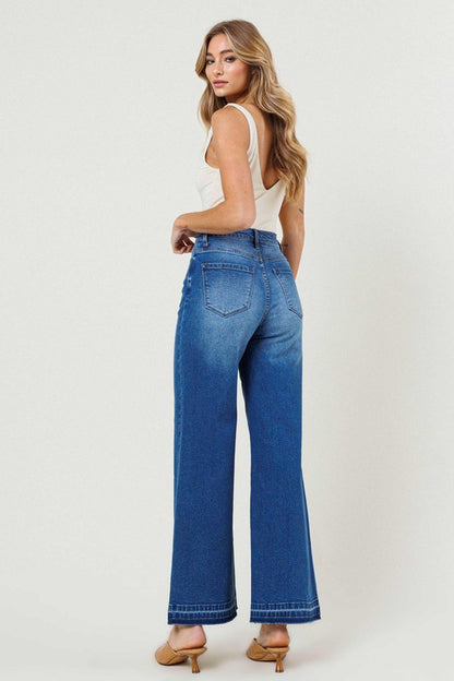 High Waisted Wide Leg Jeans