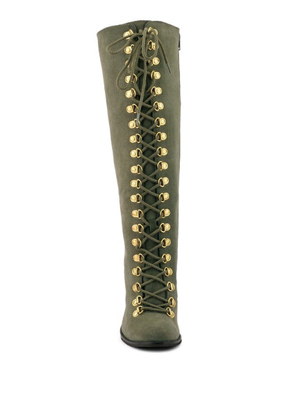 Street-Slay Antique Heeled Calf Boot