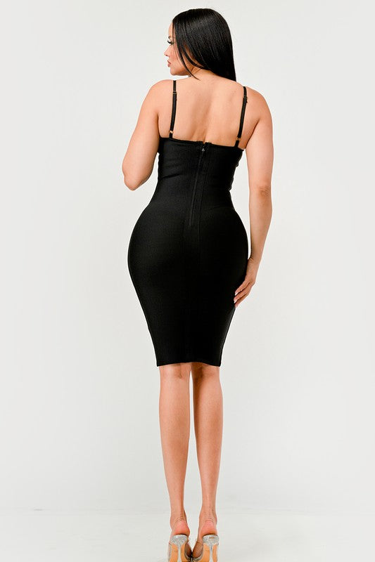 Maze Enigma Bodycon Dress