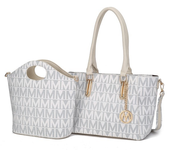 MKF Casey M Signature Tote & Crossbody Set