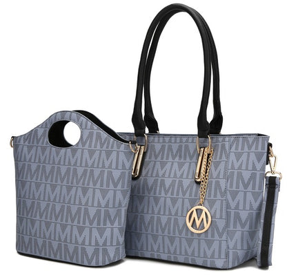 MKF Casey M Signature Tote & Crossbody Set