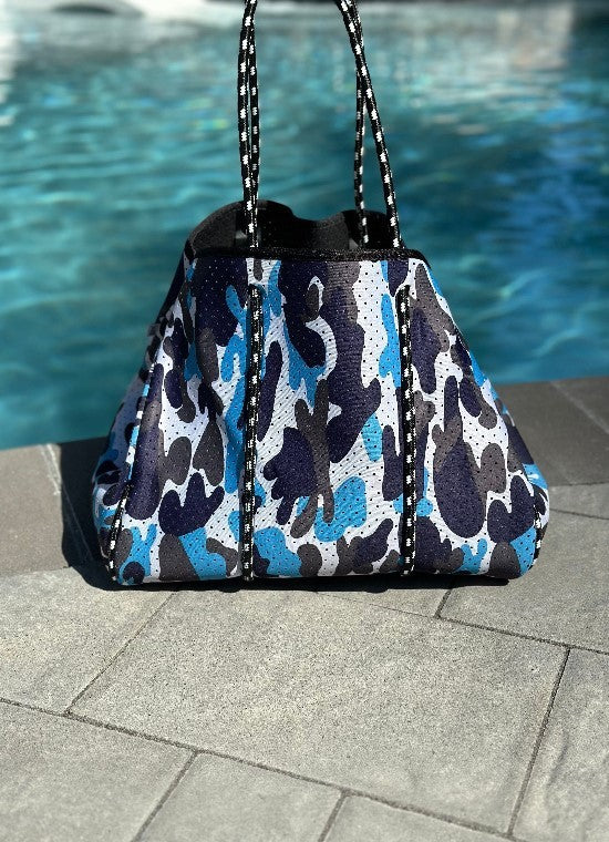 The Carly Camo Neoprene Tote