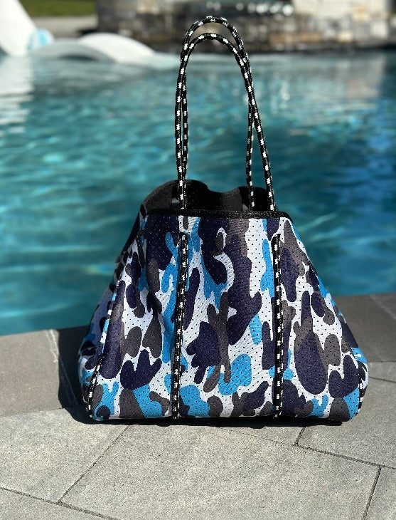 The Carly Camo Neoprene Tote