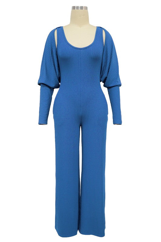 WOMEN TWO PIECE JUMPSUIT SET