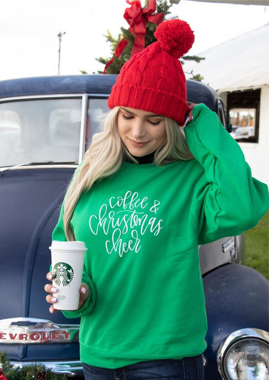 Coffee and Christmas Cheer Sweatshirt