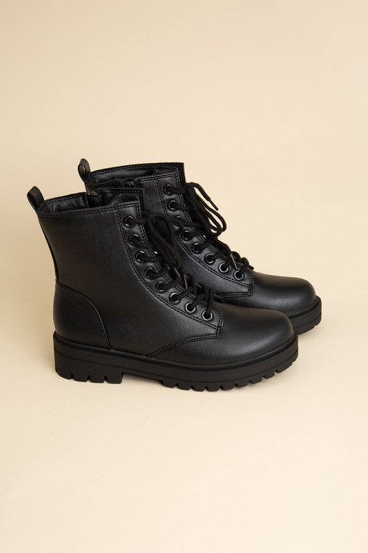 Epsom Lace-Up Boots