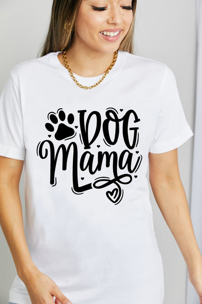 Simply Love Simply Love Full Size DOG MAMA Graphic Cotton T-Shirt