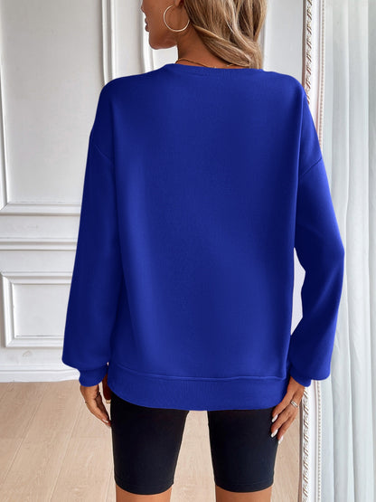 Ivy Lane Round Neck Long Sleeve Sweatshirt