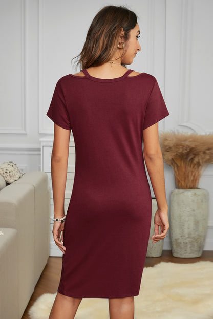 Jersey Twist T-Shirt Dress