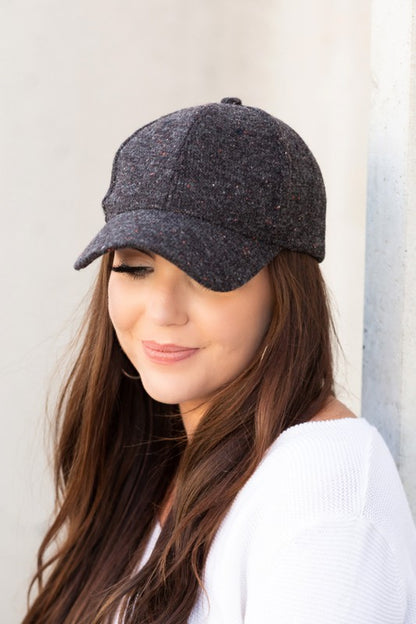 Fall Tweed Ball Cap