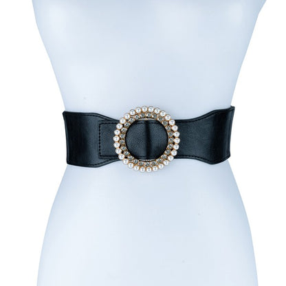 ROUND RHINESTONE BELT