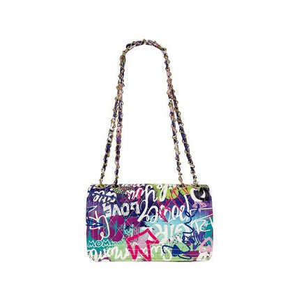 GRAFFITI CROSSBODY SHOULDER BAG