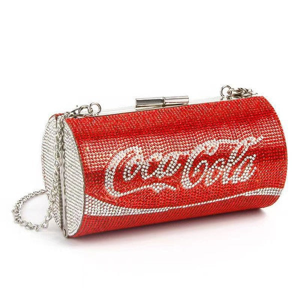 Cute Sparkling Coco Cola Rhinestone Bag