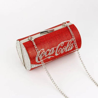 Cute Sparkling Coco Cola Rhinestone Bag