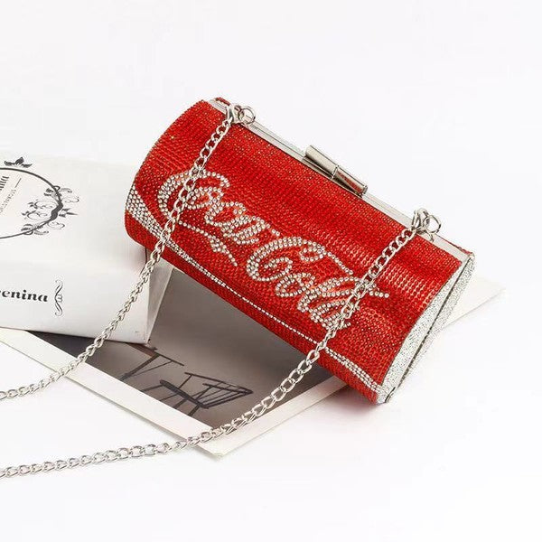 Cute Sparkling Coco Cola Rhinestone Bag