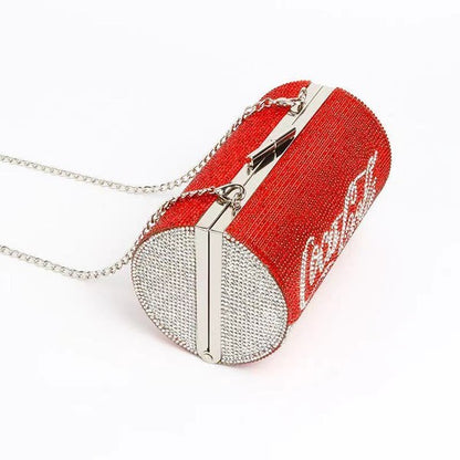 Cute Sparkling Coco Cola Rhinestone Bag