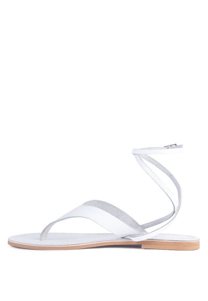 WRAP-UP Tie Around Flat Sandals