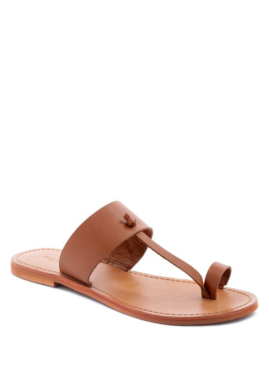 LEONA THONG FLAT SANDALS