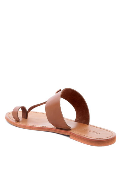 LEONA THONG FLAT SANDALS