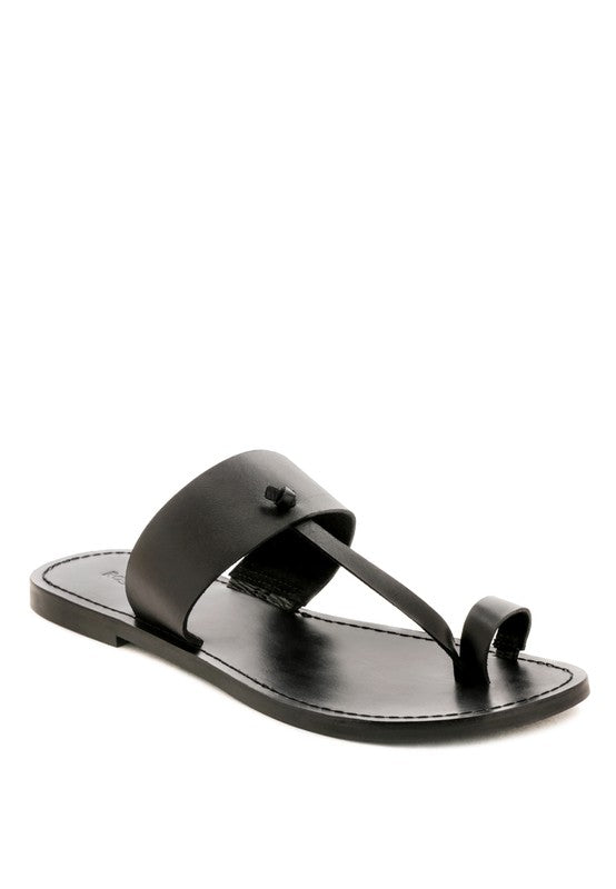 LEONA THONG FLAT SANDALS