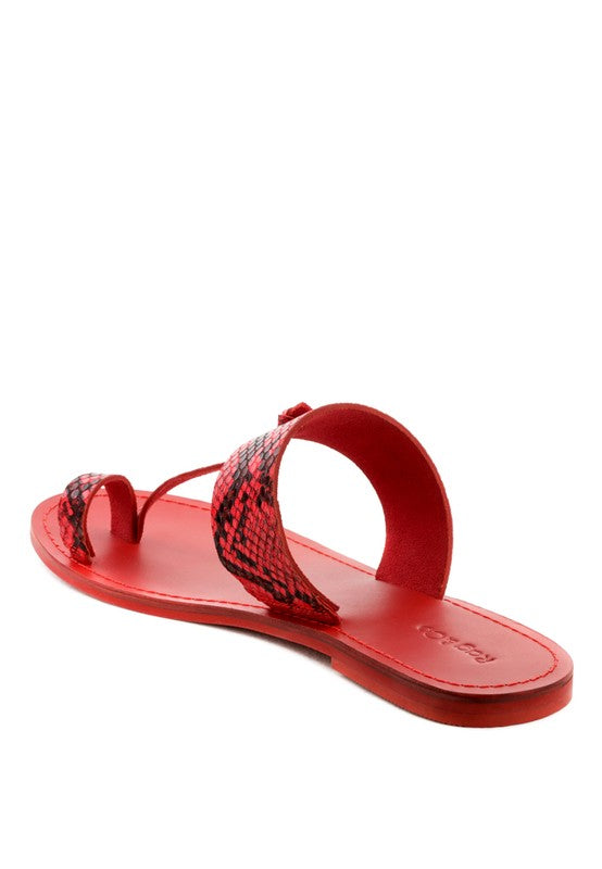 LEONA THONG FLAT SANDALS