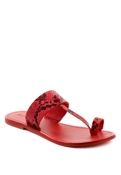 LEONA THONG FLAT SANDALS