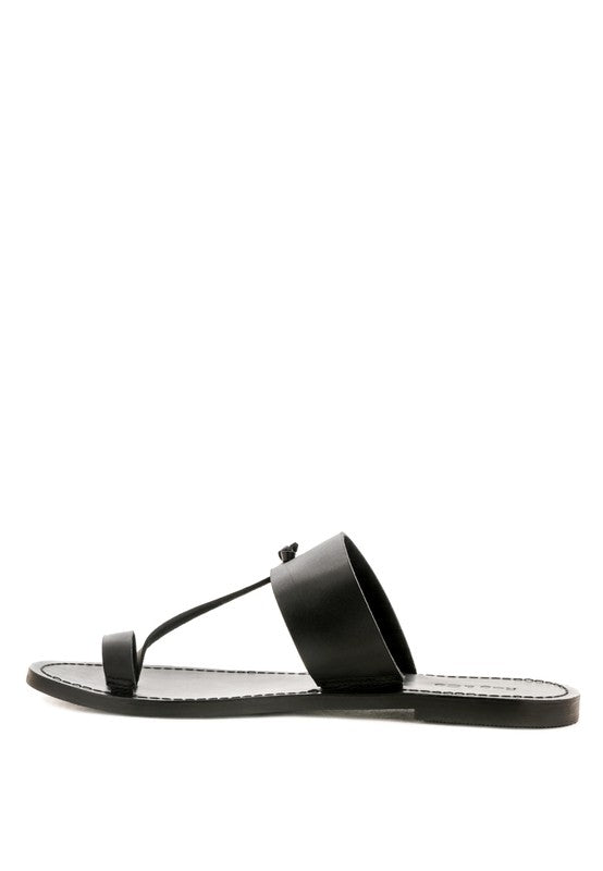 LEONA THONG FLAT SANDALS