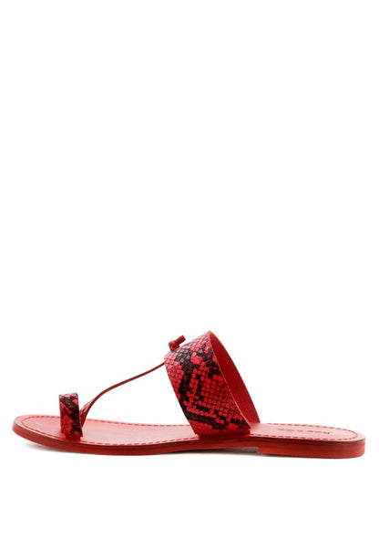 LEONA THONG FLAT SANDALS