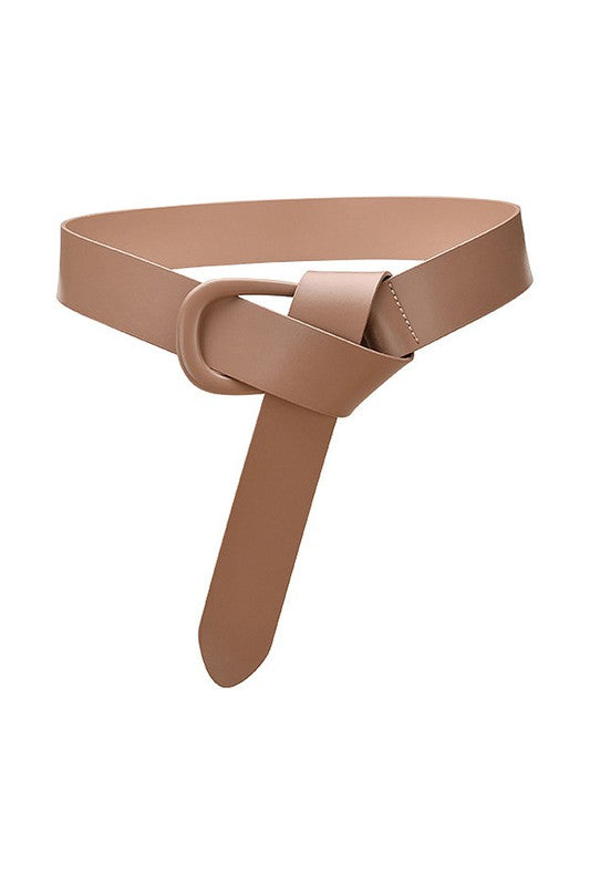 Faux Leather Horseshoe Belt