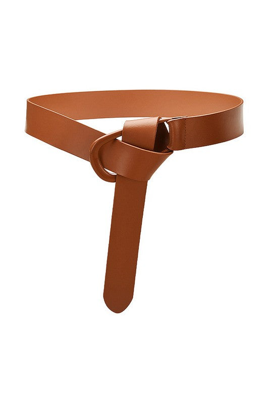 Faux Leather Horseshoe Belt