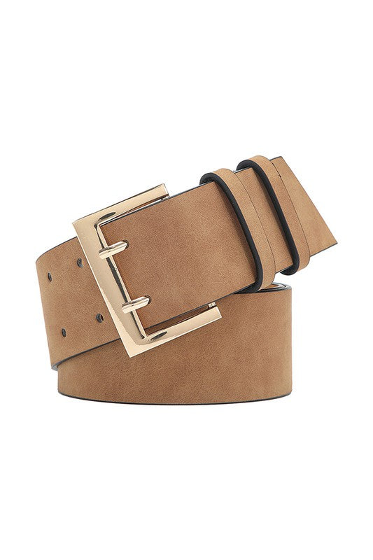 Suede Double Hook Belt