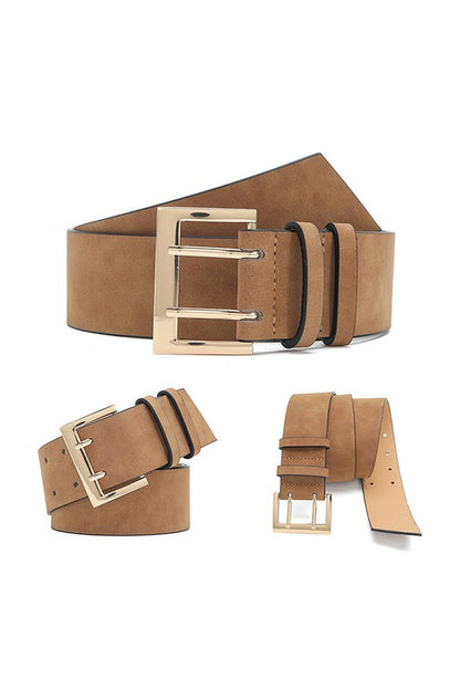 Suede Double Hook Belt