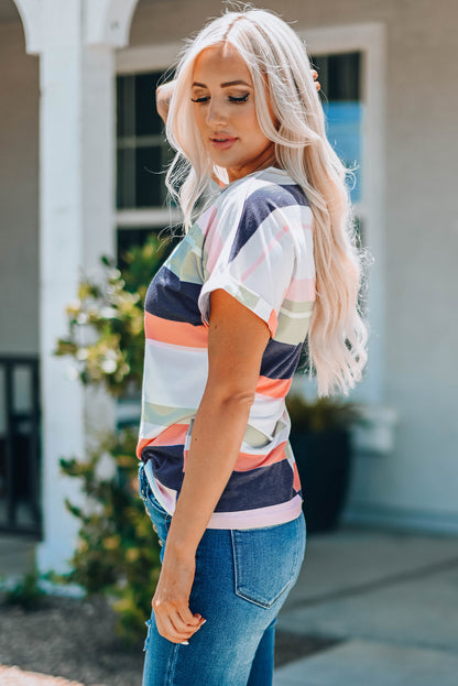 Multi Striped T-Shirt