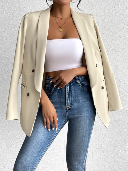 Open Front Long Sleeve Blazer