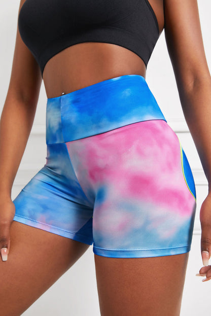 Wide Waistband High Waist Yoga Shorts