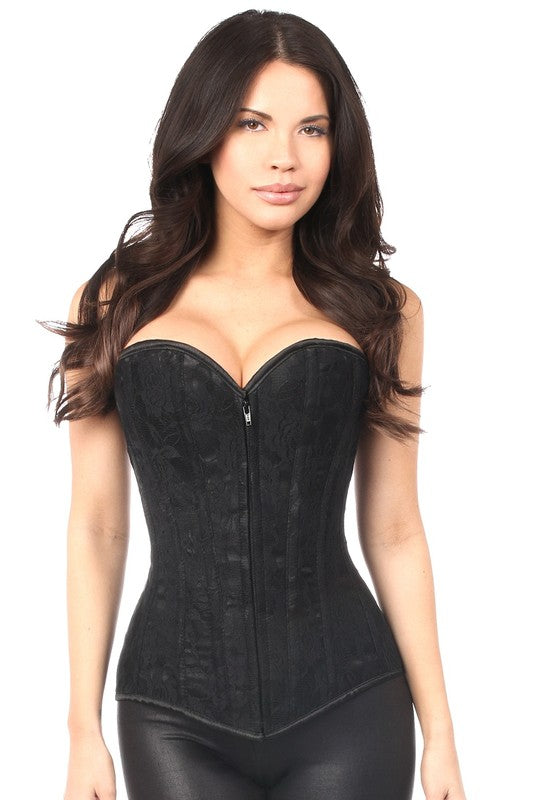 Daisy Corsets Black Lace Overbust Corset