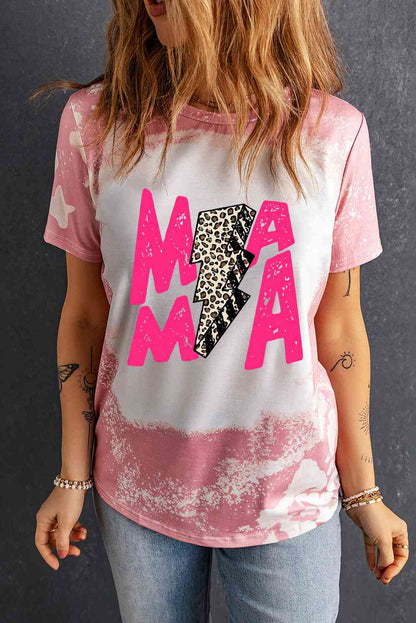 MAMA Graphic Printed Tee Shirt