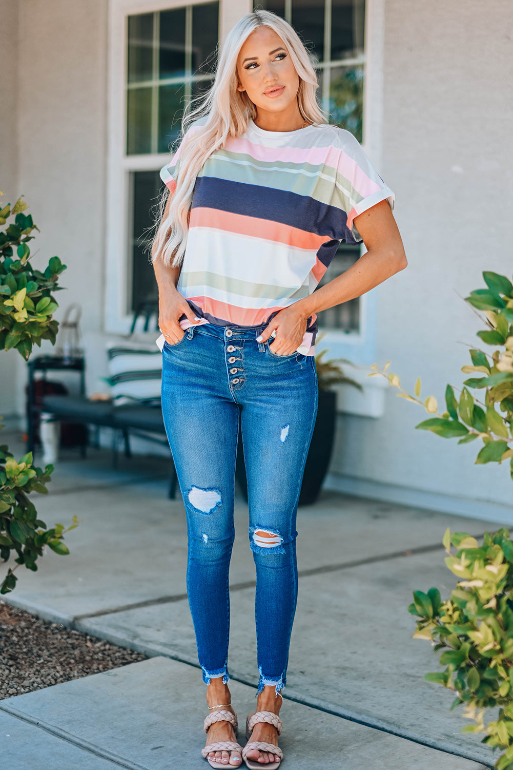 Multi Striped T-Shirt