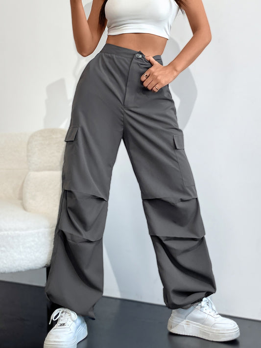 High Waist Cargo Pants