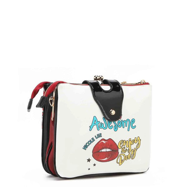 Sugar Lips Kiss Lock Crossbody