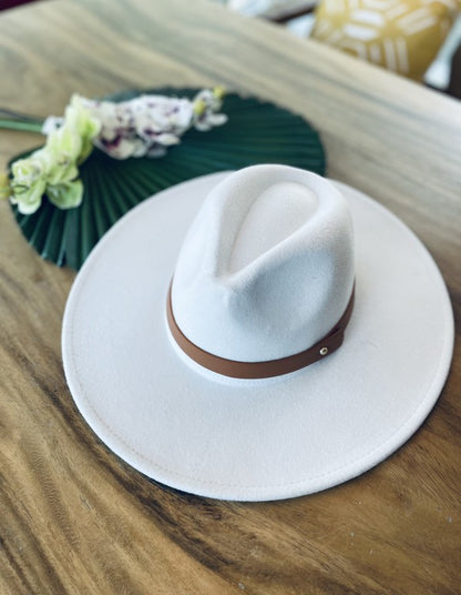 Wide Brim Panama Hat