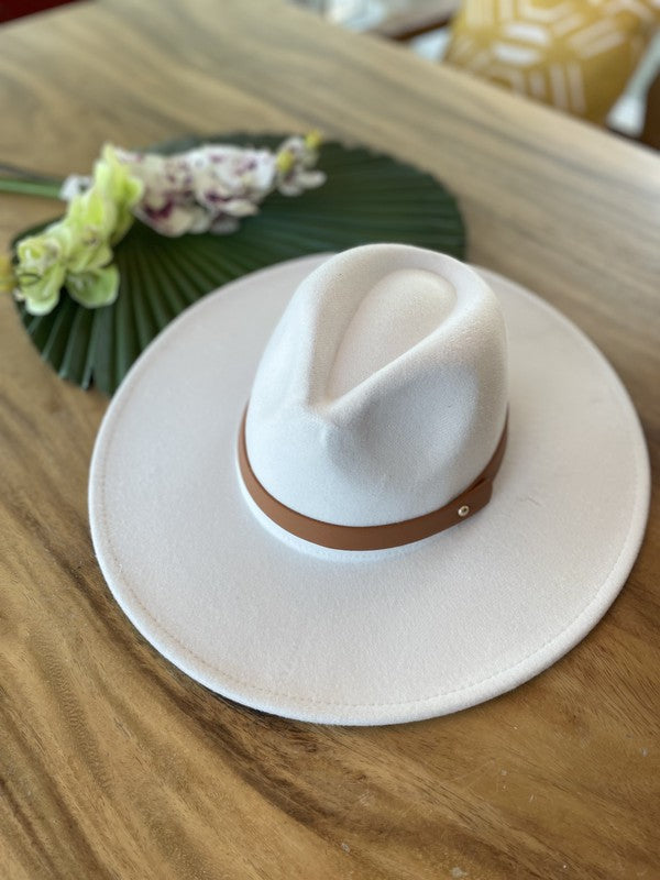 Wide Brim Panama Hat