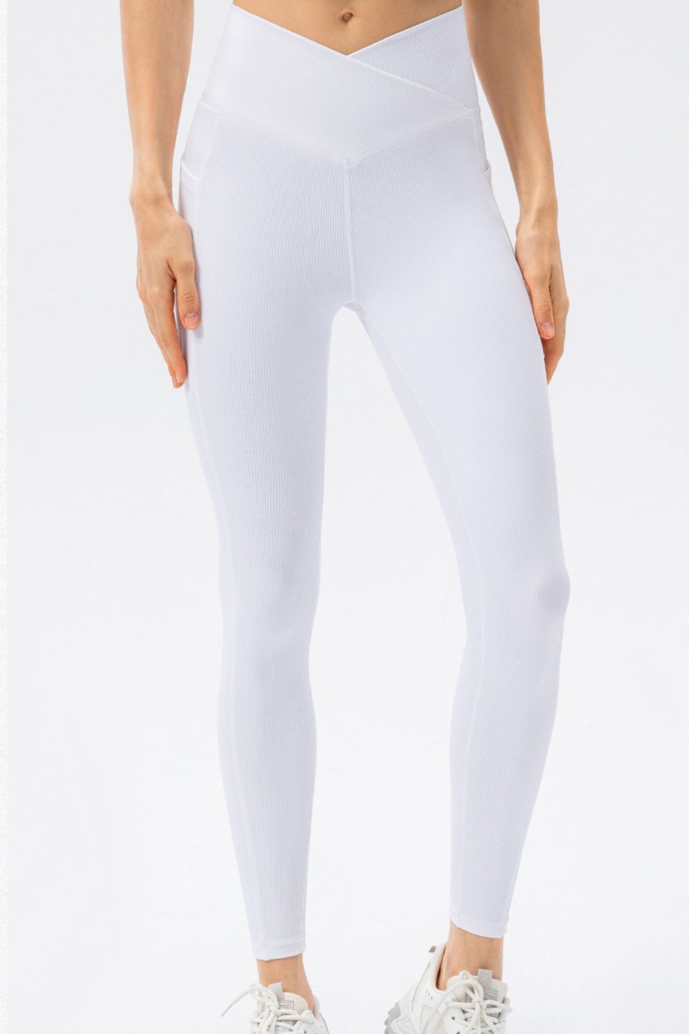 Highly Stretchy Crossover Waist Yoga Leggings