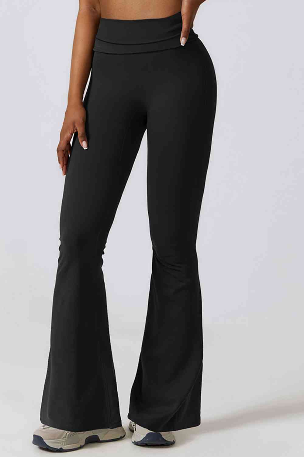 Halter Neck Flare Sport Jumpsuit