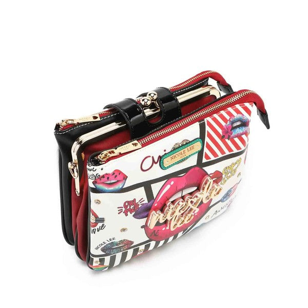 Sugar Lips Kiss Lock Crossbody