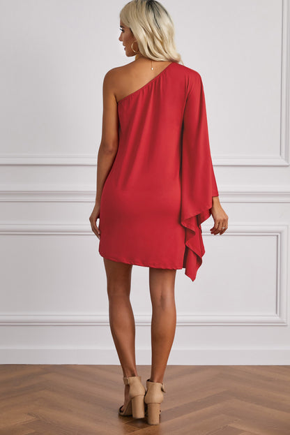 One Shoulder Statement Dress